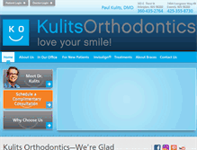 Tablet Screenshot of kulitsortho.com